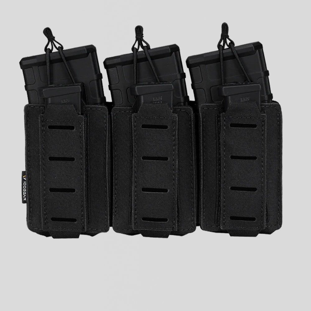 Laser cut 9mm and 5.56 mag pouches