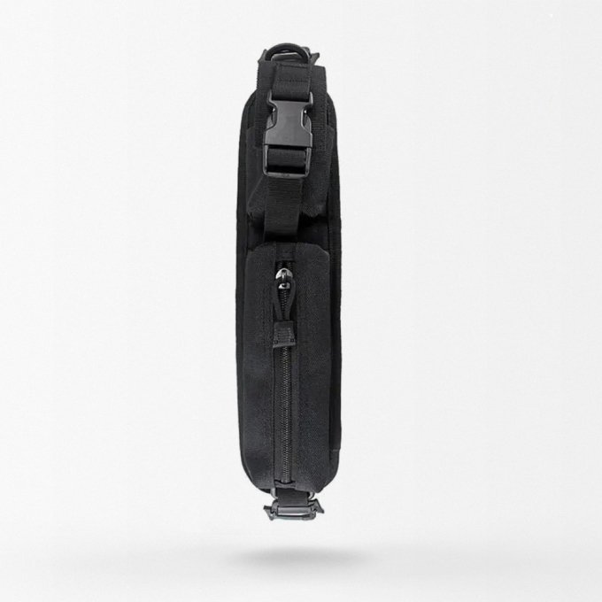 Long tactical shoulder strap pouch