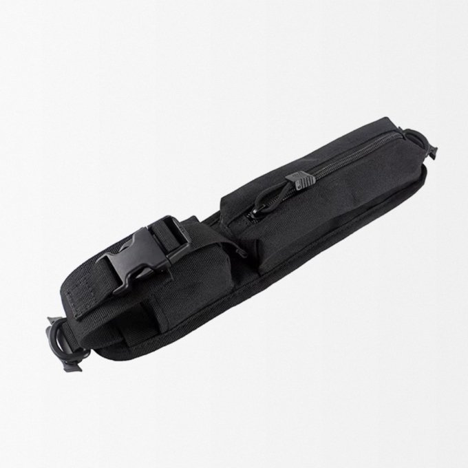 Long tactical shoulder strap pouch