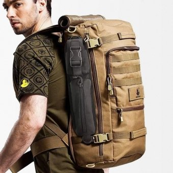 Long tactical shoulder strap pouch