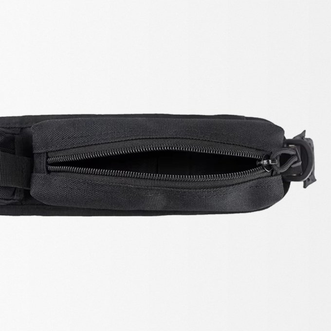 Long tactical shoulder strap pouch