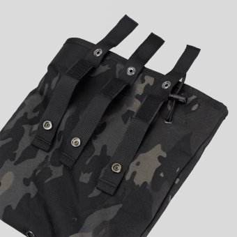 Magazine dump pouch multicam black