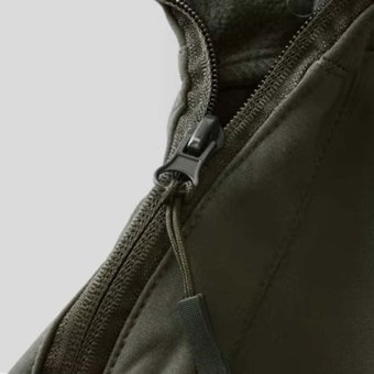 Olive green softshell jacket “Veter”