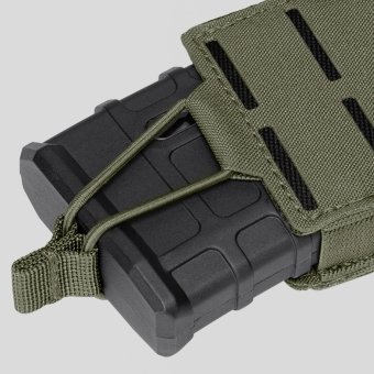 Single laser cut magazine pouch