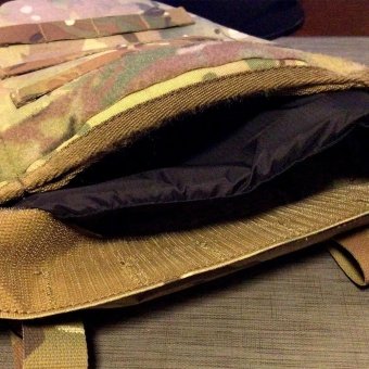 Tactical abdomen platform pouch