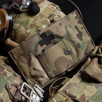 Tactical blowout medical pouch