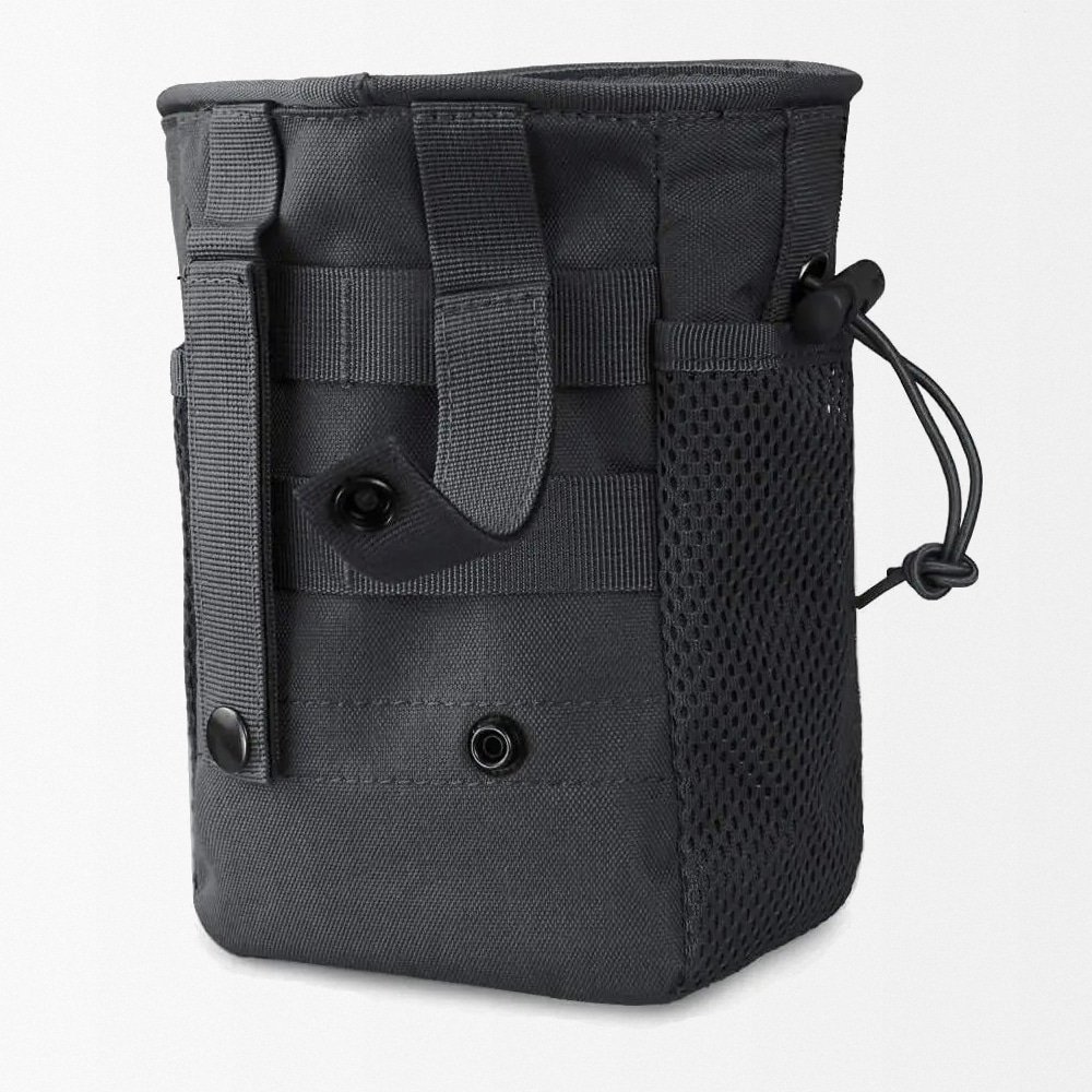 Tactical drawstring molle dump pouch