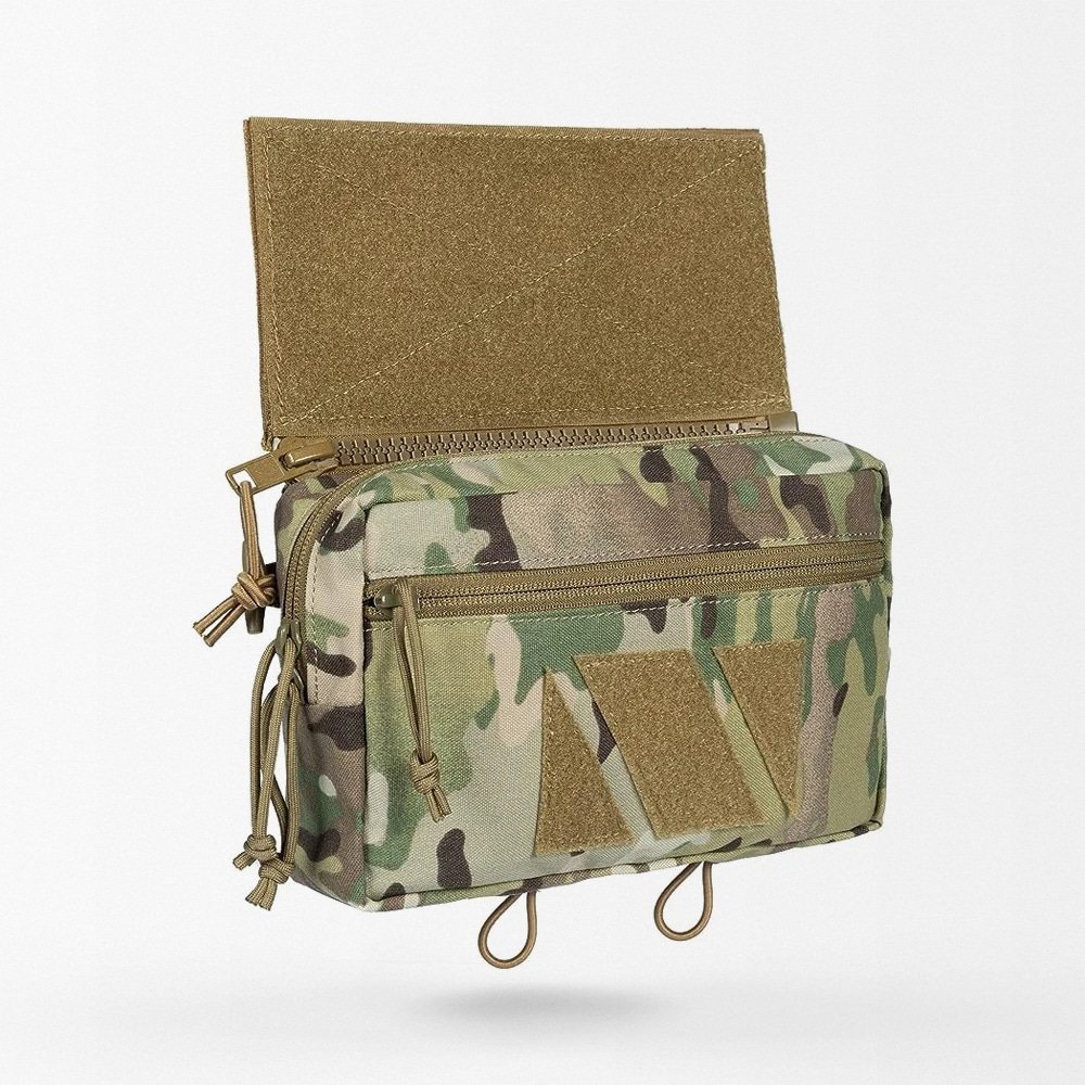 Tactical drop down utility pouch