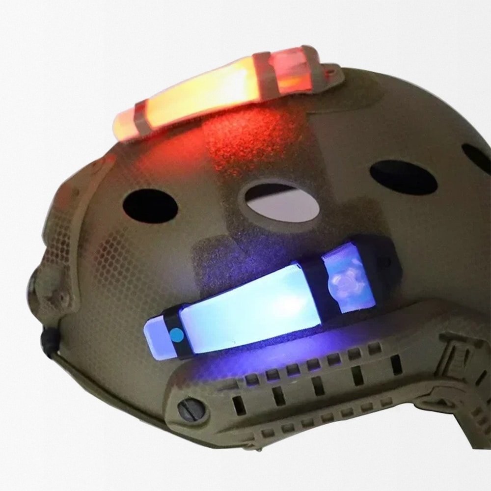 Tactical helmet signal light
