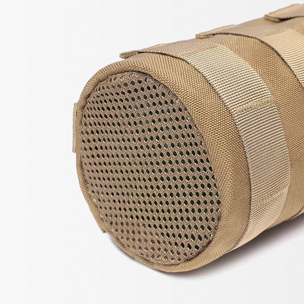 Tactical molle water bottle pouch