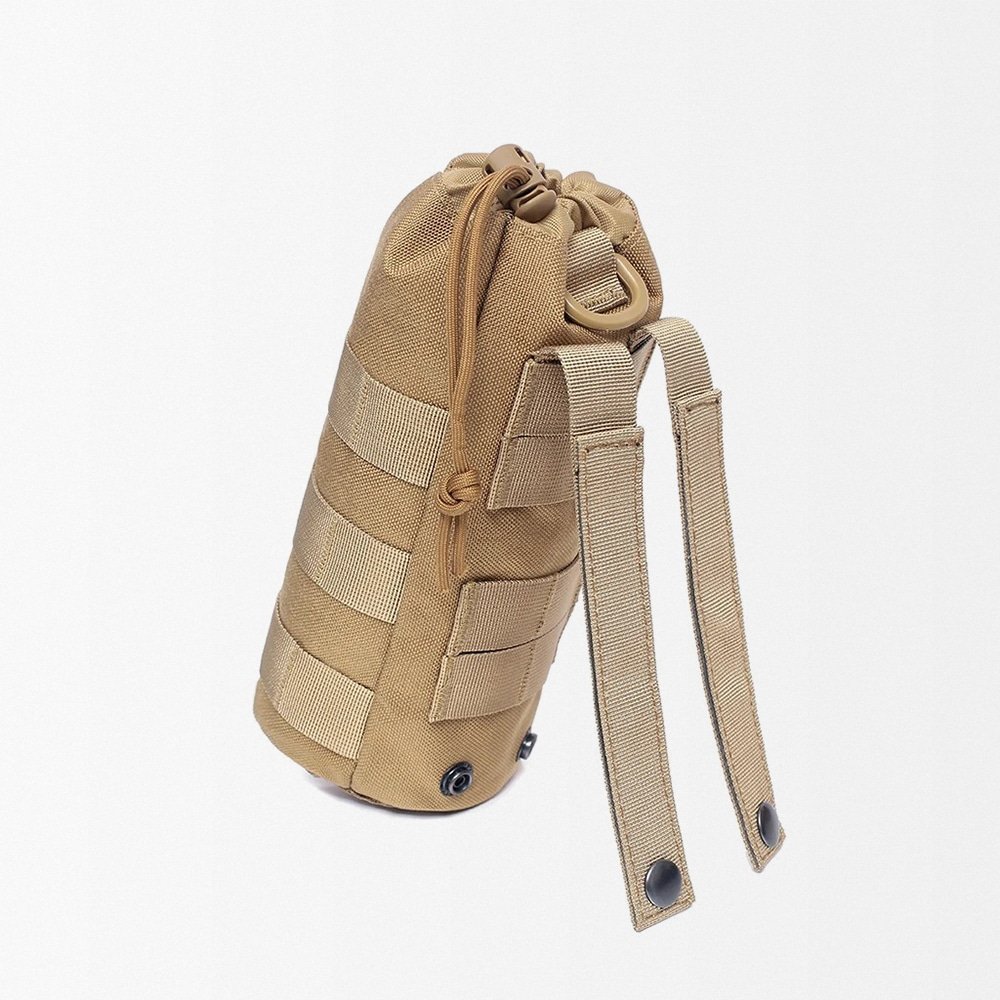 Tactical molle water bottle pouch