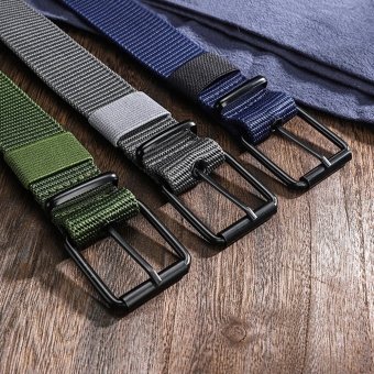 Tactical nylon belt with pin buckle