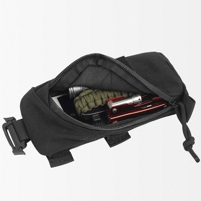 Tactical shoulder strap pouch
