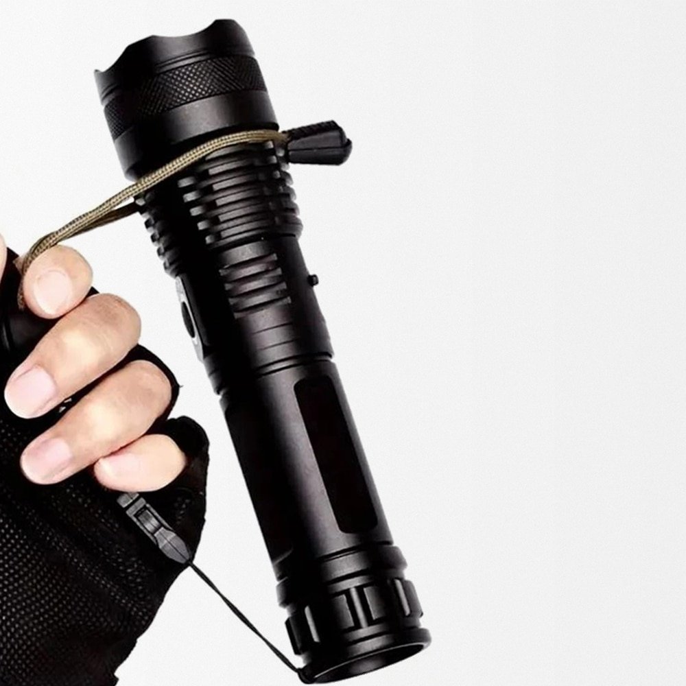 Lampe torche tactique ultra puissante rechargeable – Image 2