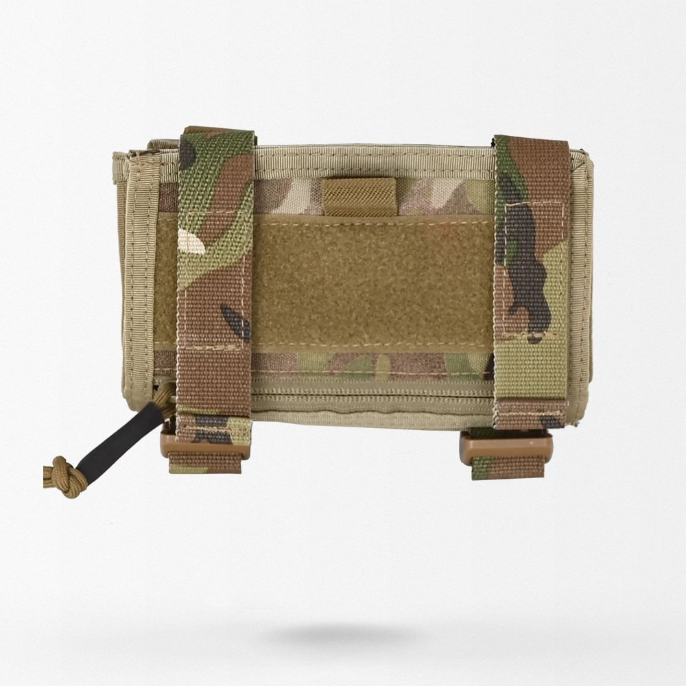 Tactical wrist map pouch