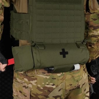 Trauma pouch for plate carrier