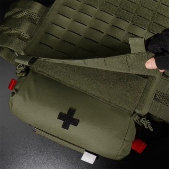 Trauma pouch for plate carrier