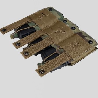 Triple open top mag pouch