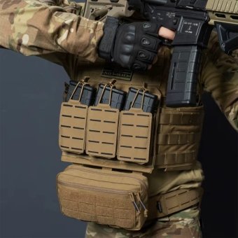 Triple open top mag pouch