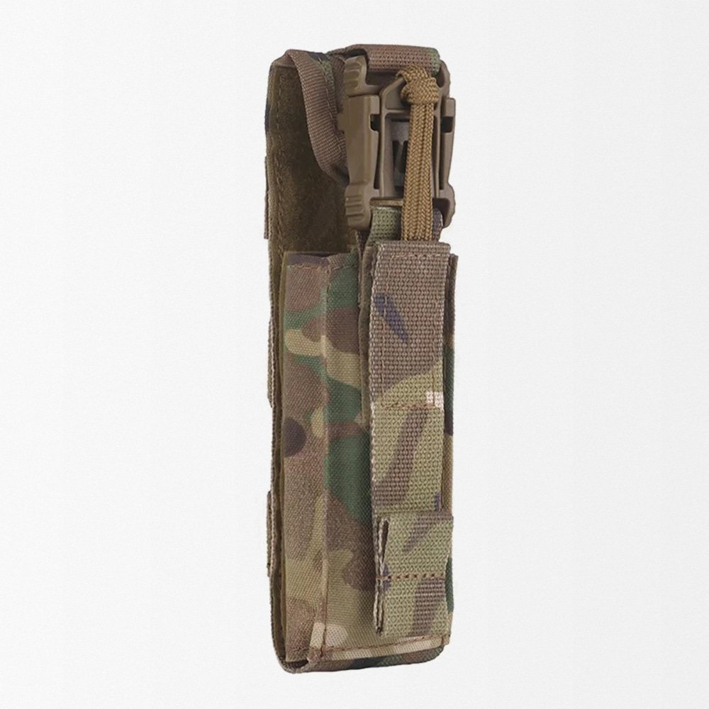 Tactical tourniquet pouch with quick release buckle