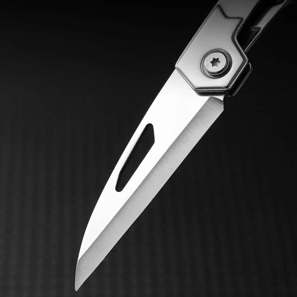 Couteau pliant militaire en acier inoxydable – Image 4