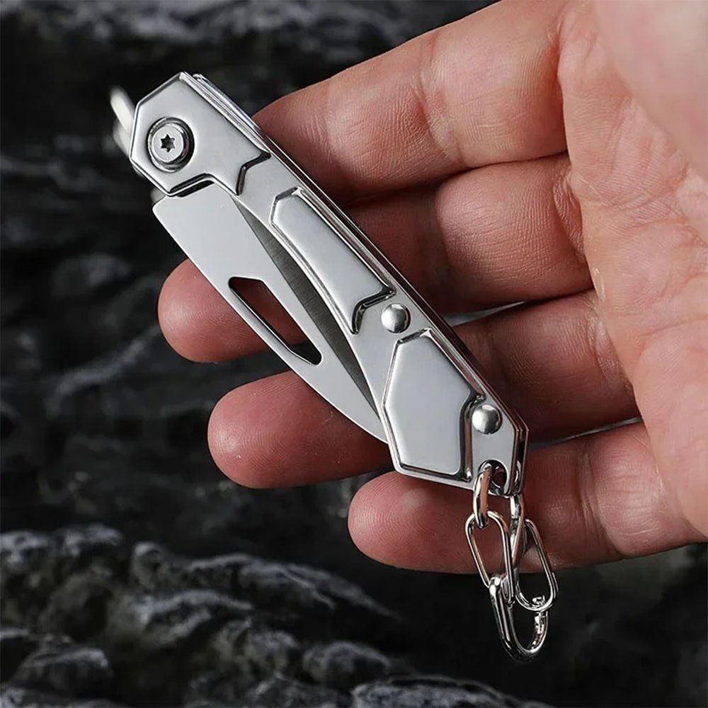 Couteau pliant militaire en acier inoxydable – Image 5