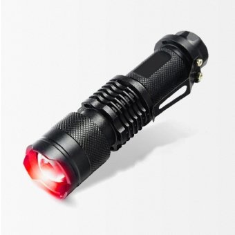 Lampe torche tactique à faisceau rouge