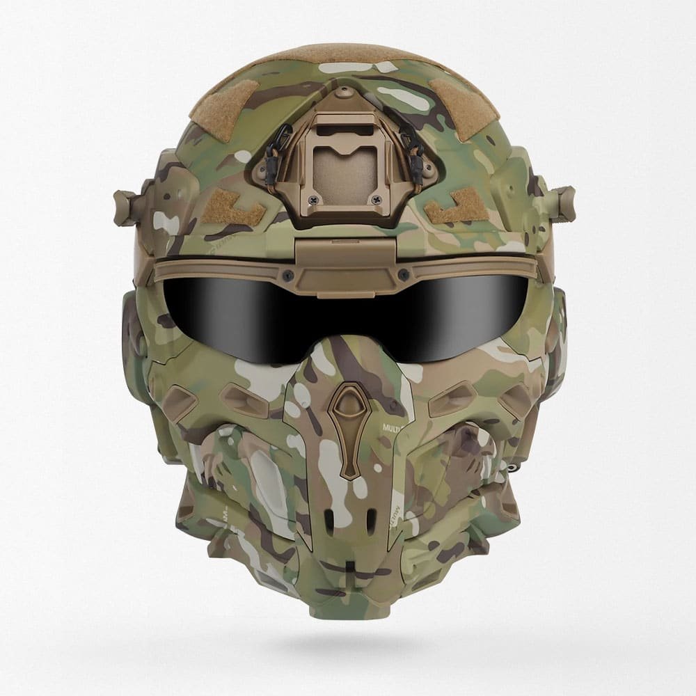 Casque tactique intégral airsoft