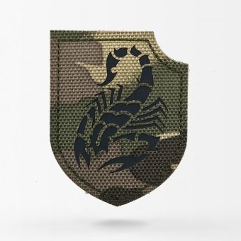 Patch camouflage scorpion tactique