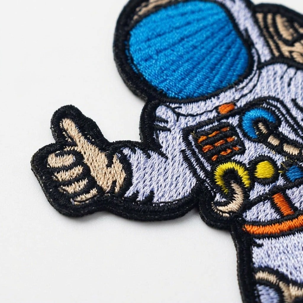 Thumbs up astronaut patch