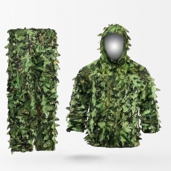Bionic leaves ghillie suit