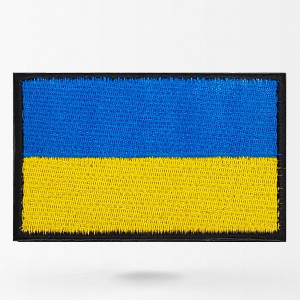 Patch Velcro Drapeau Ukraine Brodé