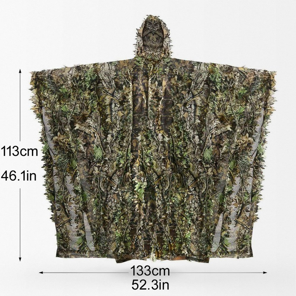 Poncho Ghillie Camouflage de Chasse – Image 5