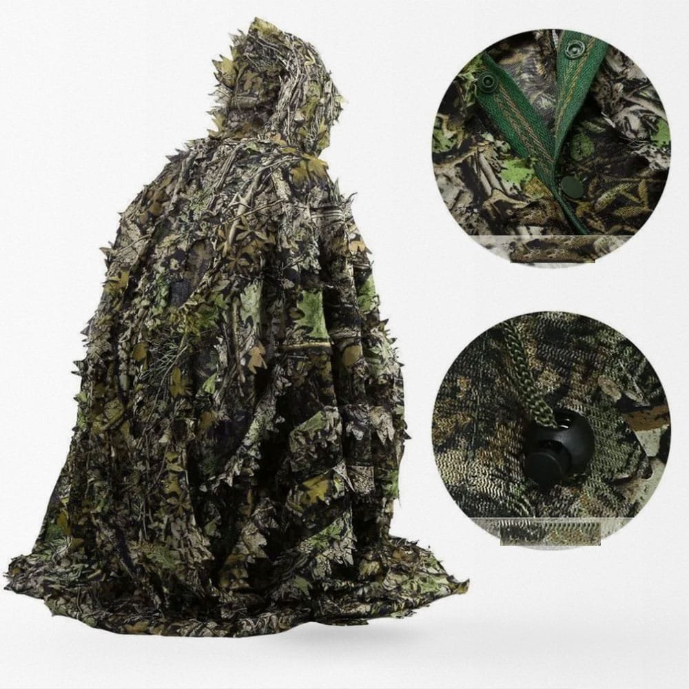 Poncho Ghillie Camouflage de Chasse – Image 4