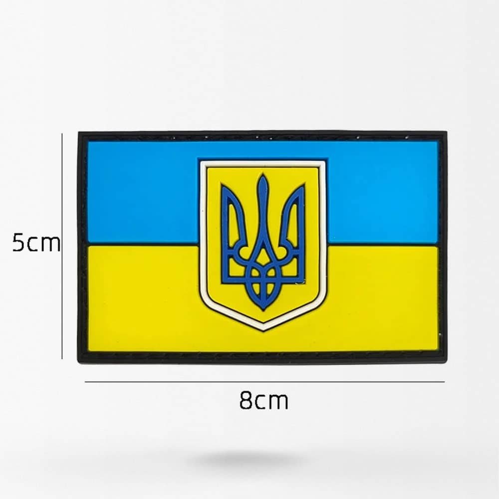 Patch PVC Drapeau Armée Ukraine – Image 2