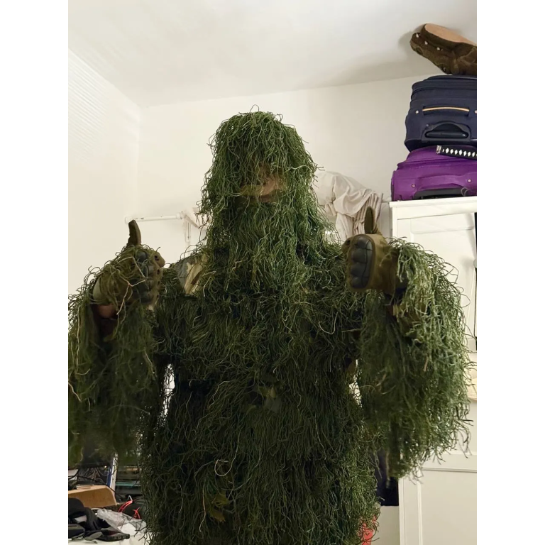 Ghillie suit chasse photo review