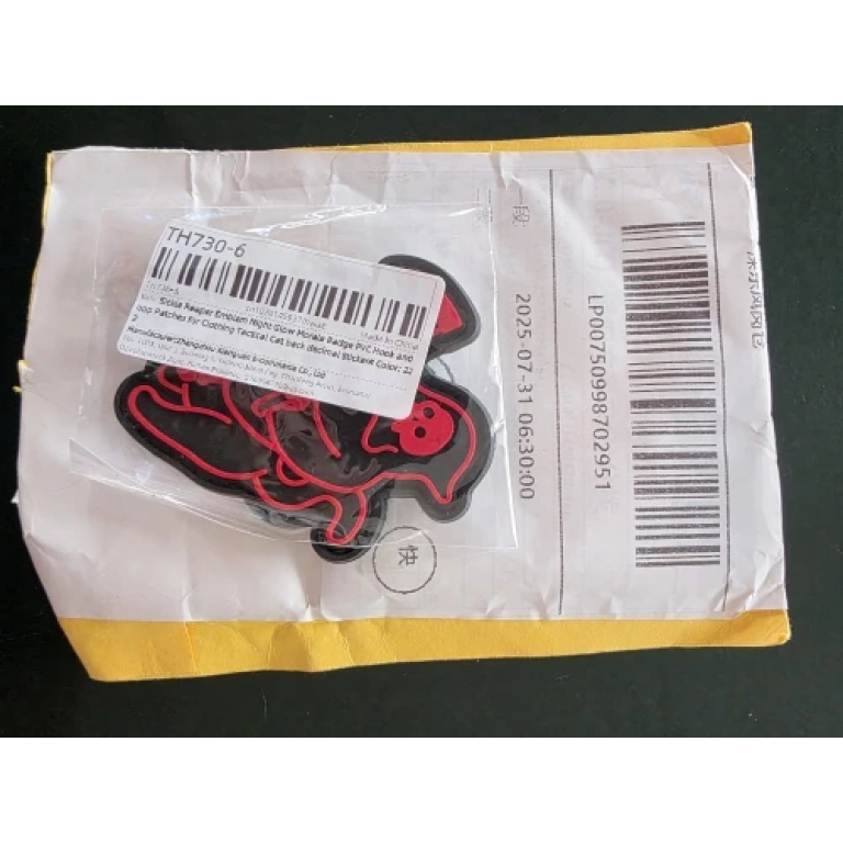 Sickle Reaper Glow PVC Patch photo review