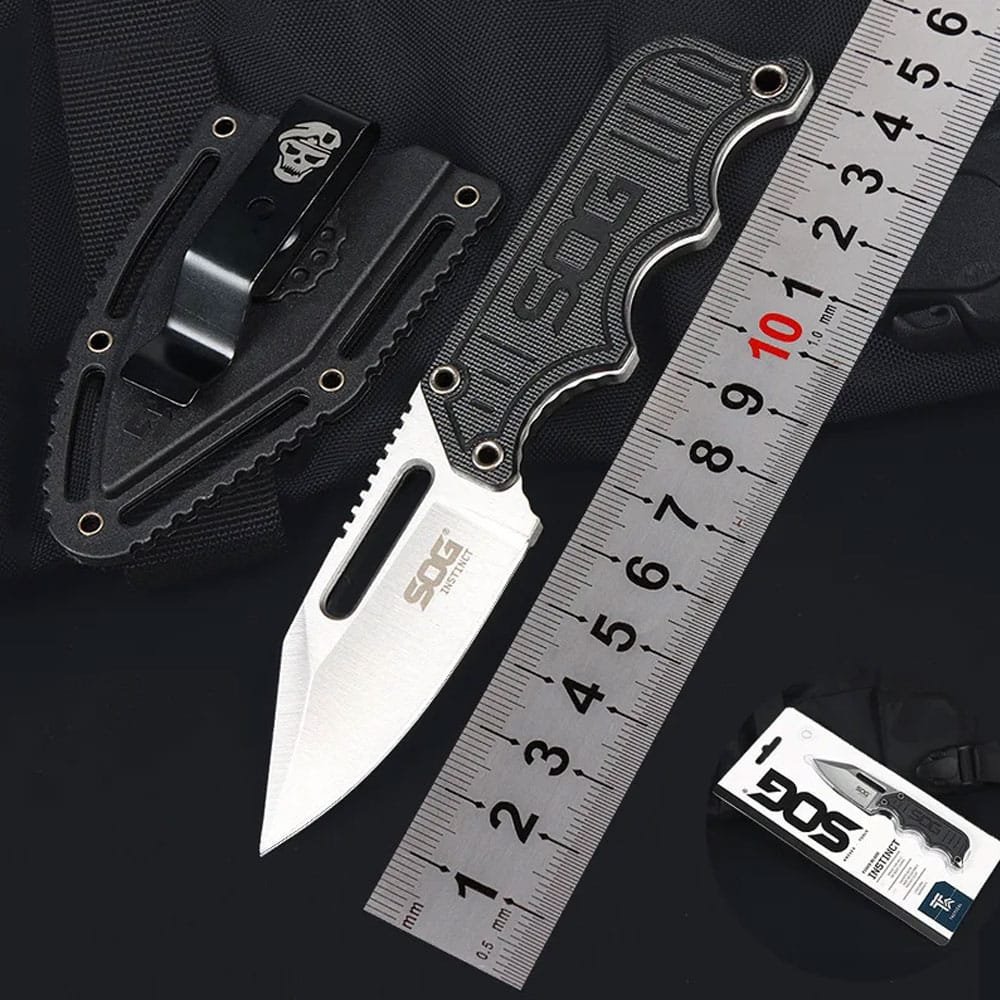 Couteau tactique à lame fixe Sog – Image 2