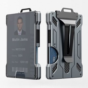 Portefeuille tactique en aluminium