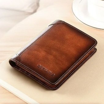 Portefeuille tactique bifold en cuir