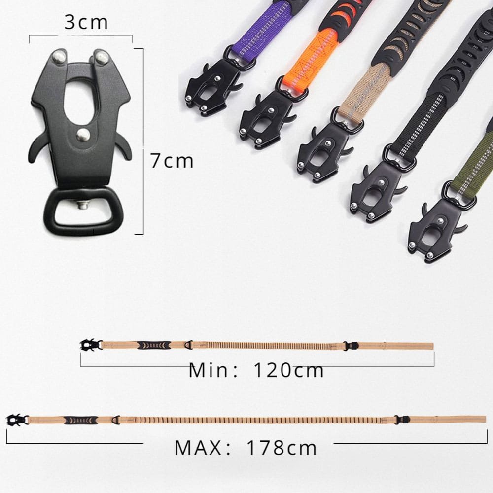 Laisse tactique bungee pour chien – Image 2