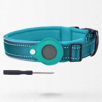Collier tactique pour chien avec porte-AirTag