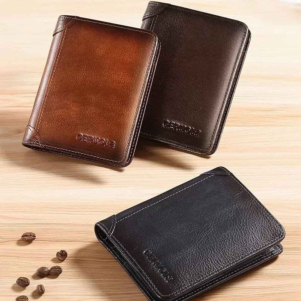 Portefeuille tactique trifold en cuir – Image 2