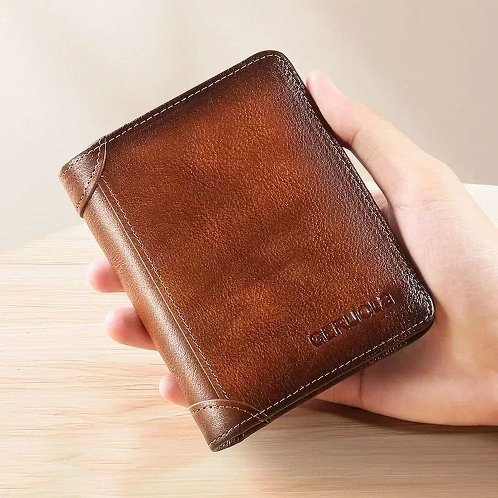 Portefeuille tactique trifold en cuir – Image 3